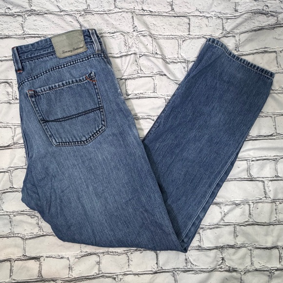 Tommy Bahama Other - Tommy Bahama Distressed Straight Leg Denim Jeans